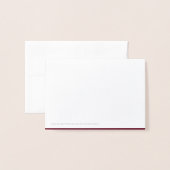 Zilver Bourgondië Elegant Bloemen RSVP Bruiloft Folie Kaarten (Met envelop)