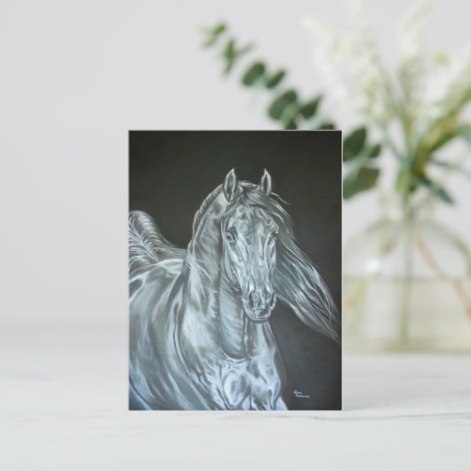 Zilver Briefkaart (Staand voorkant)