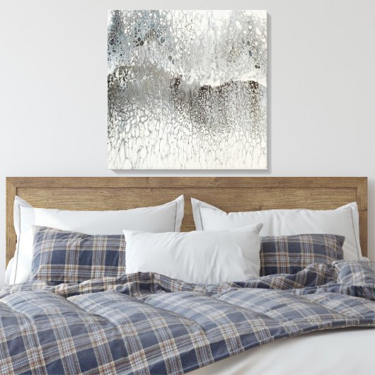 Zilver Canvas Afdruk (Insitu (Slaapkamer))