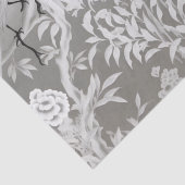 Zilver Chinoiserie Tissue Paper Tissuepapier (Detail)