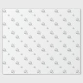 Zilver Christelijk weddenschap Cadeaupapier (Vlak)