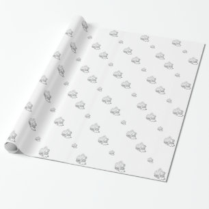 Zilver Christelijk weddenschap Cadeaupapier