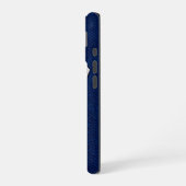 Zilver Chrome Geometrische Stier Blauwe Python iPh iPhone 16 Hoesje (Linkerkant)