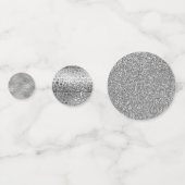 Zilver Confetti (Achterkanten)