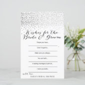 Zilver Confetti Vrijgezellenfeest Game PRINED (Staand voorkant)