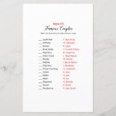 Zilver Confetti Vrijgezellenfeest Game PRINED (Achterkant)