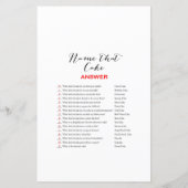 Zilver Confetti Vrijgezellenfeest Game PRINED (Achterkant)