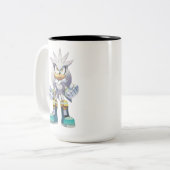 Zilver de egel tweekleurige koffiemok (Voorkant links)