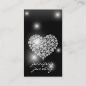 Zilver Diamonds voor juwelen Visitekaartje (Voorkant)