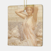 Zilver door Albert Joseph Moore, Victoriaanse fijn Keramisch Ornament (Links)