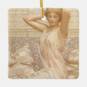 Zilver door Albert Joseph Moore, Victoriaanse fijn Keramisch Ornament (Voorkant)
