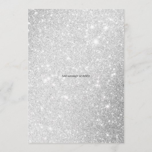 Zilver Elegant Eenvoudig Paasei Brunch Diner Menu (Achterkant)