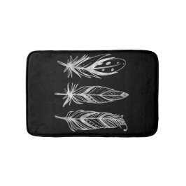 Zilver elegant modern badmat