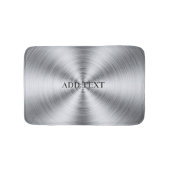 Zilver elegant modern badmat (Voorkant)