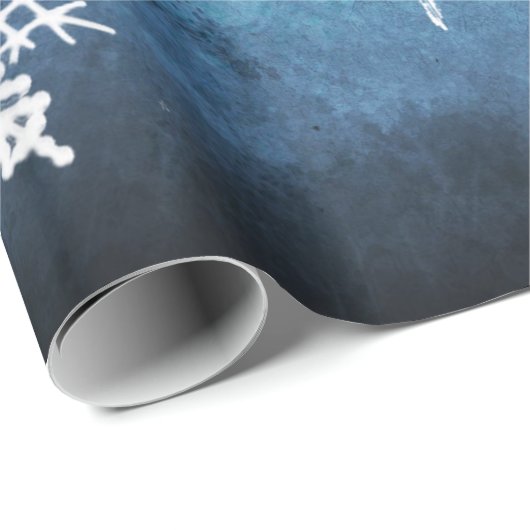 Zilver en blauw cadeaupapier (Rol Hoek)