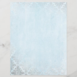 Zilver- en blauw patroonpapier