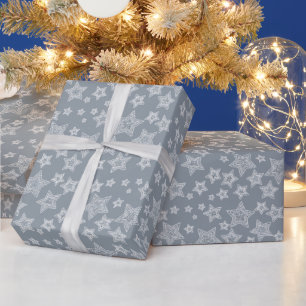Zilver en Glitters Cadeaupapier