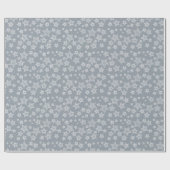 Zilver en Glitters Cadeaupapier (Vlak)