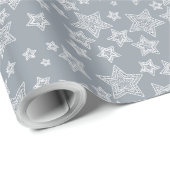 Zilver en Glitters Cadeaupapier (Rol Hoek)