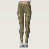 Zilver en Gold Glitter-LEGGINGS Leggings (Voorkant)