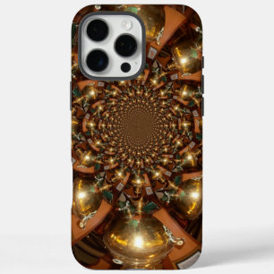 Zilver- en Gold-ontwerpterm iPhone 16 Pro Max Hoesje