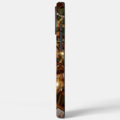 Zilver- en Gold-ontwerpterm Case-Mate iPhone Case (Achterkant / Links)