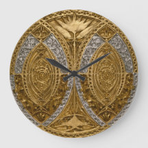 Zilver en goud art deco patroon