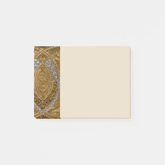 Zilver en goud Art Deco patroon Post-it® Notes (Voorkant)