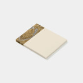 Zilver en goud Art Deco patroon Post-it® Notes (Schuin)