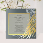 Zilver en Goud Bestemming Repetitie Diner Kaart