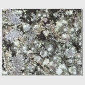 'Zilver en Goud' Holiday Gift Wrap Cadeaupapier (Vlak)