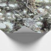 'Zilver en Goud' Holiday Gift Wrap Cadeaupapier (Hoek)