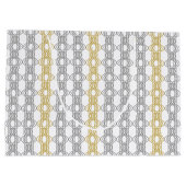 Zilver en Goud Patroon Groot Cadeauzakje (Achterkant)