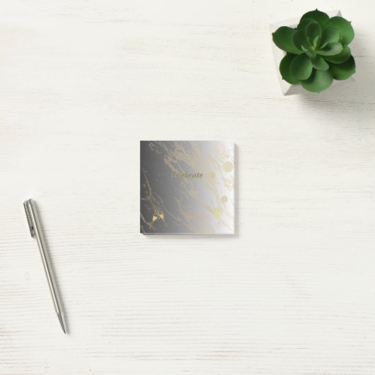 Zilver en goud Post-It Notes (Kantoor)
