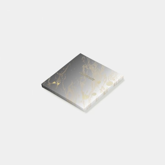 Zilver en goud Post-It Notes (Schuin)