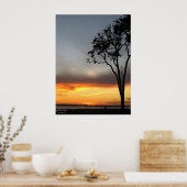 zilver en goud poster (Keuken)