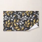 Zilver- en goudbladeren  bad handdoek (Handdoek)