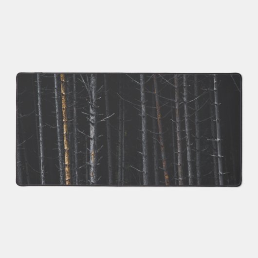 Zilver- en goudboomstammen bureaumat (Voorkant)