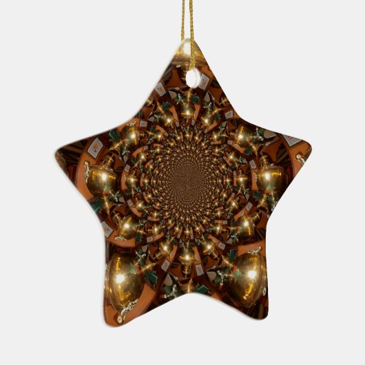 Zilver en goudElegante theecultuur –  Samov Keramisch Ornament (Rechts)