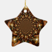 Zilver en goudElegante theecultuur –  Samov Keramisch Ornament (Voorkant)