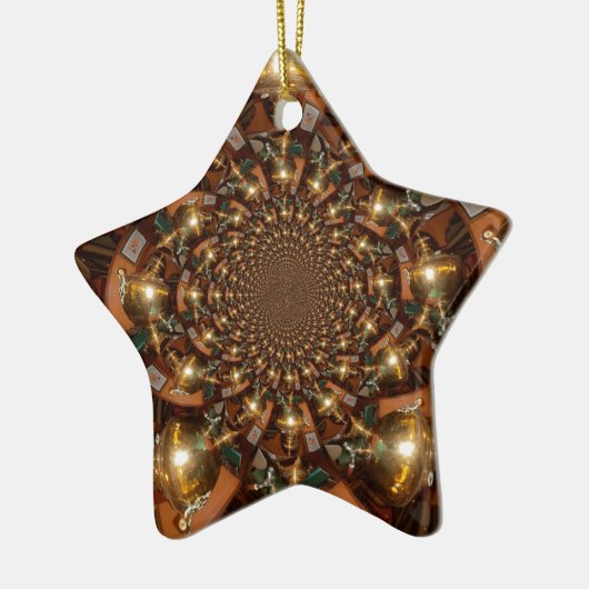 Zilver en goudElegante theecultuur –  Samov Keramisch Ornament (Links)