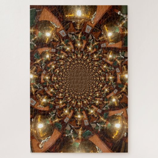 Zilver en goudElegante theecultuur –  Samov Legpuzzel (Verticaal)