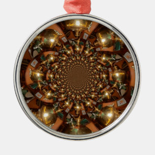 Zilver en goudElegante theecultuur –  Samov Metalen Ornament