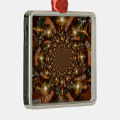 Zilver en goudElegante theecultuur – Samov Metalen Ornament (Rechts)