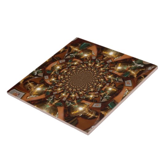 Zilver en goudElegante theecultuur – Samov Tegeltje (Zijkant)