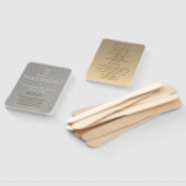 Zilver en Gouden Huwelijksprogramma Handwaaier (Niet-gemonteerd)