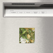 Zilver en gouden kerstboom I-feestdag Magneet (Insitu (Vaatwasser))