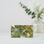 Zilver en gouden kerstboom I-feestdag Visitekaartje (Staand voorkant)