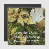 Zilver en gouden kerstboom II-feestdag (Voorkant / Achterkant)