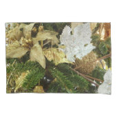 Zilver en gouden kerstboom II-feestdag Kussensloop (Voorkant)